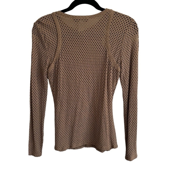 BCBGMAXAZRIA Mesh Cutout Mercy Top, Size S - Picture 6 of 8